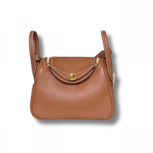 Hermès mini Lindy gold GHW