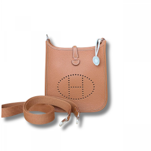Hermes mini Evelyn gold